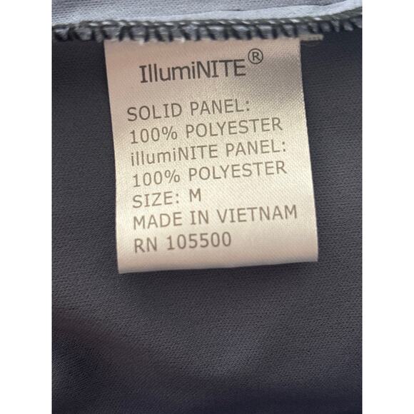 IllumiNITE Running Jacket Men's M Gray Black Reflective Activewear Running - Picture 7 of 9